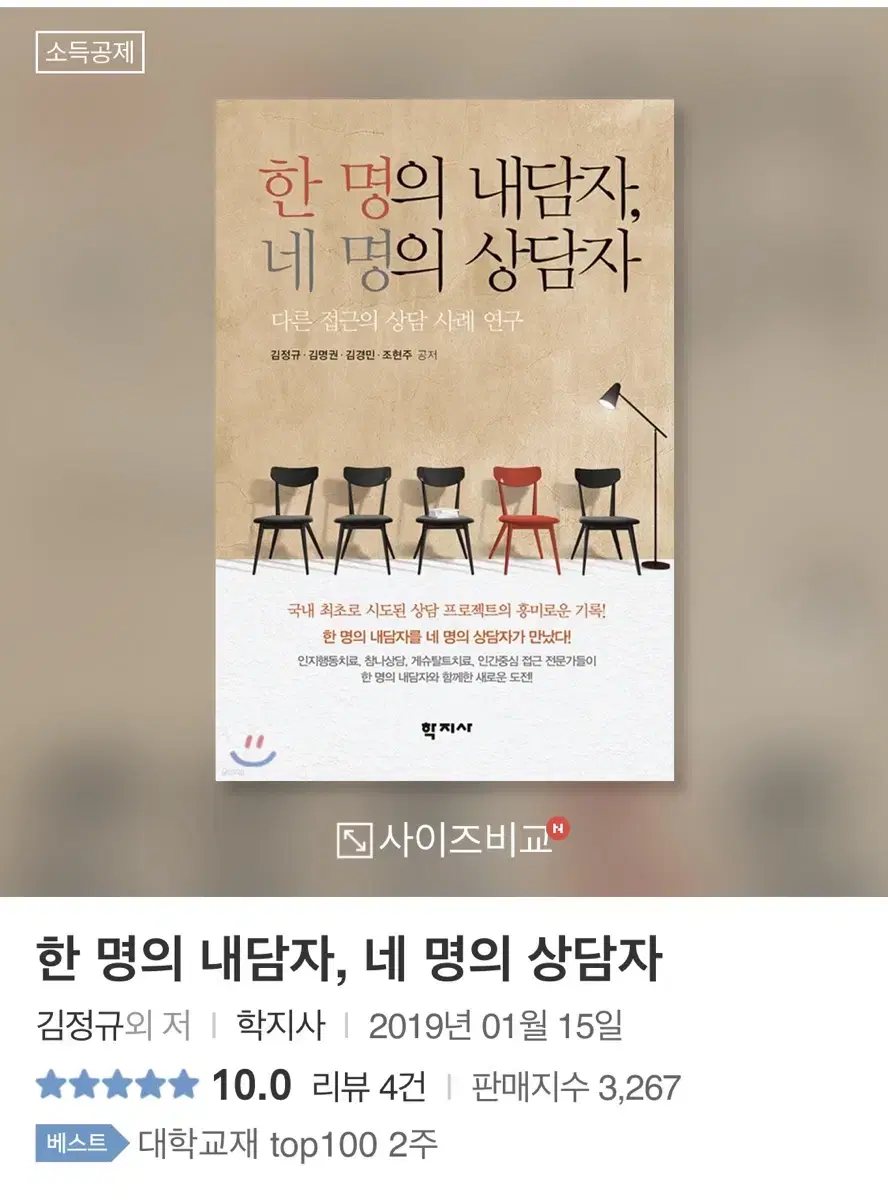 한 명의 내담자, 네 명의 상담자 심리학책