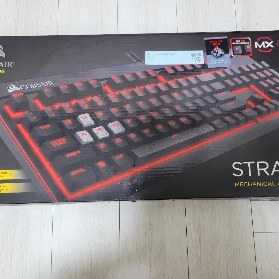 corsair strape 커세어 풀배열 기계식 게이밍 키보드(적축)