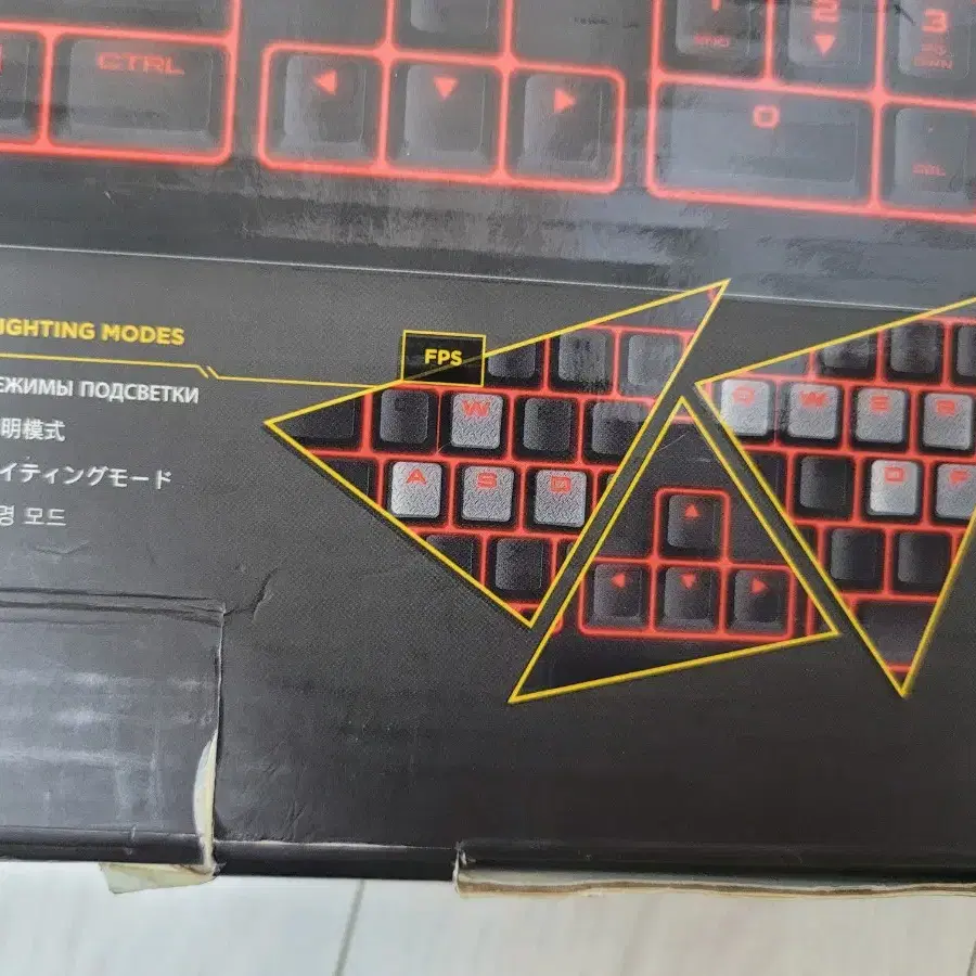 corsair strape 커세어 풀배열 기계식 게이밍 키보드(적축)