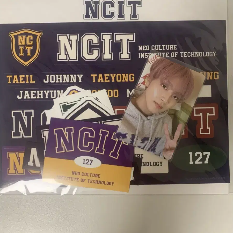 ncit 해찬 리무버블 데코스티커 포카 nct127