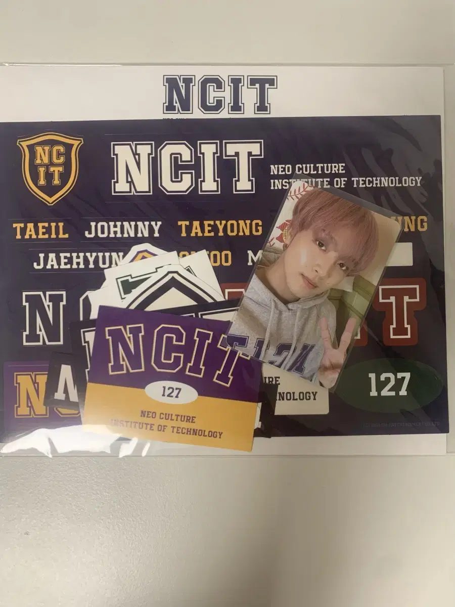 ncit 해찬 리무버블 데코스티커 포카 nct127