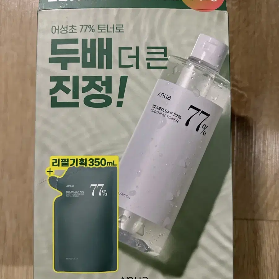 아누아 어성초 토너 350ml+리필350ml