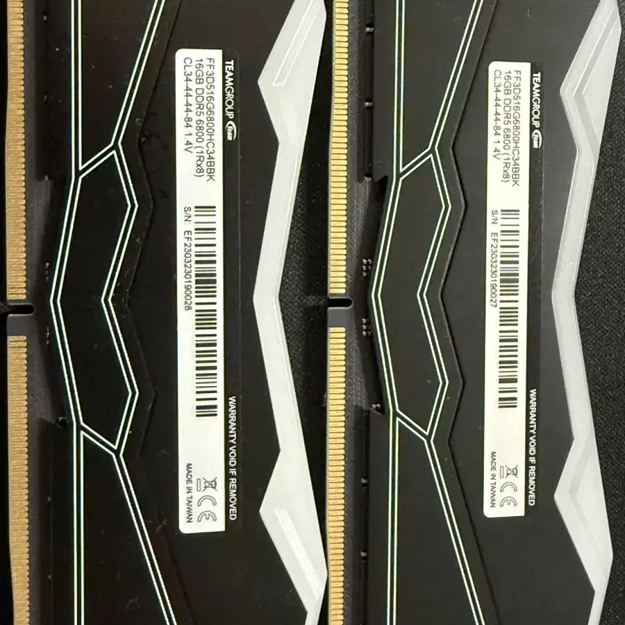 팀그룹 DDR5-6800 CL34 DELTA RGB (16Gx2) 서린