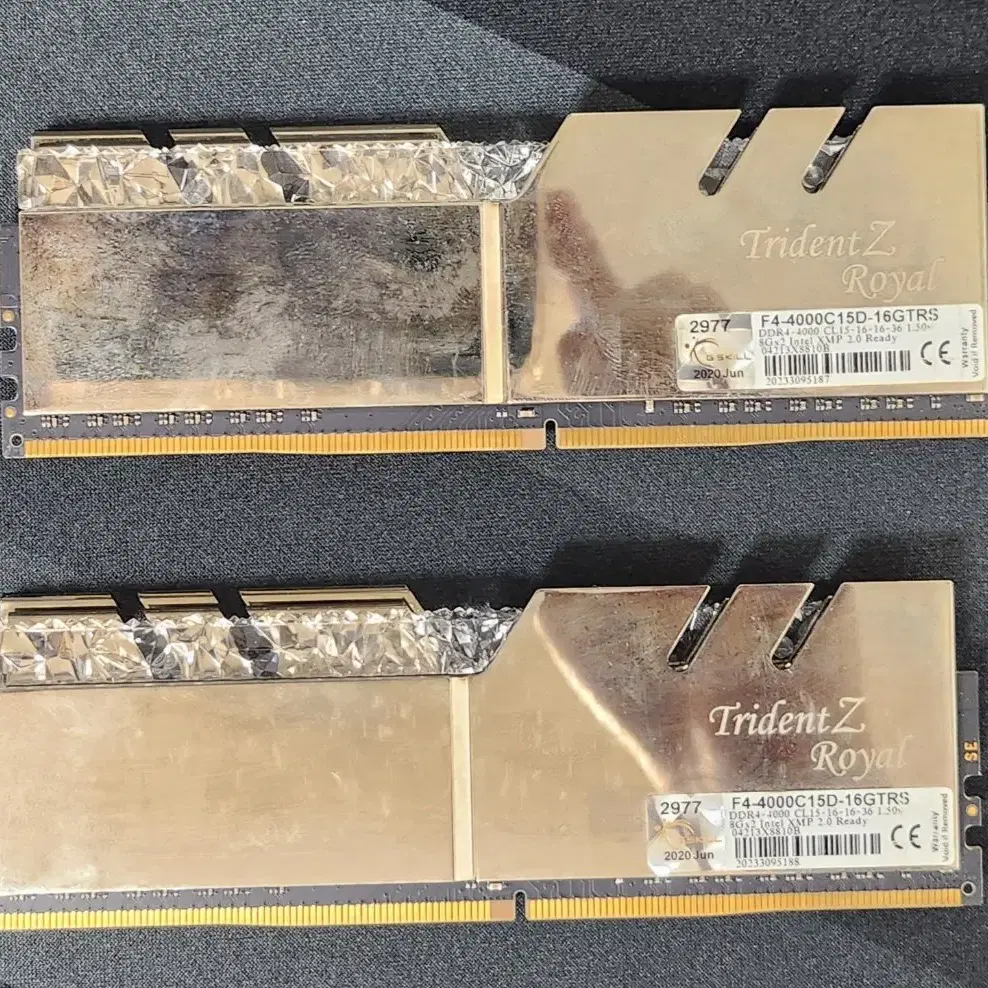 (가격내림)지스킬 DDR4 4000 CL15 8gb x 2 판매합니다