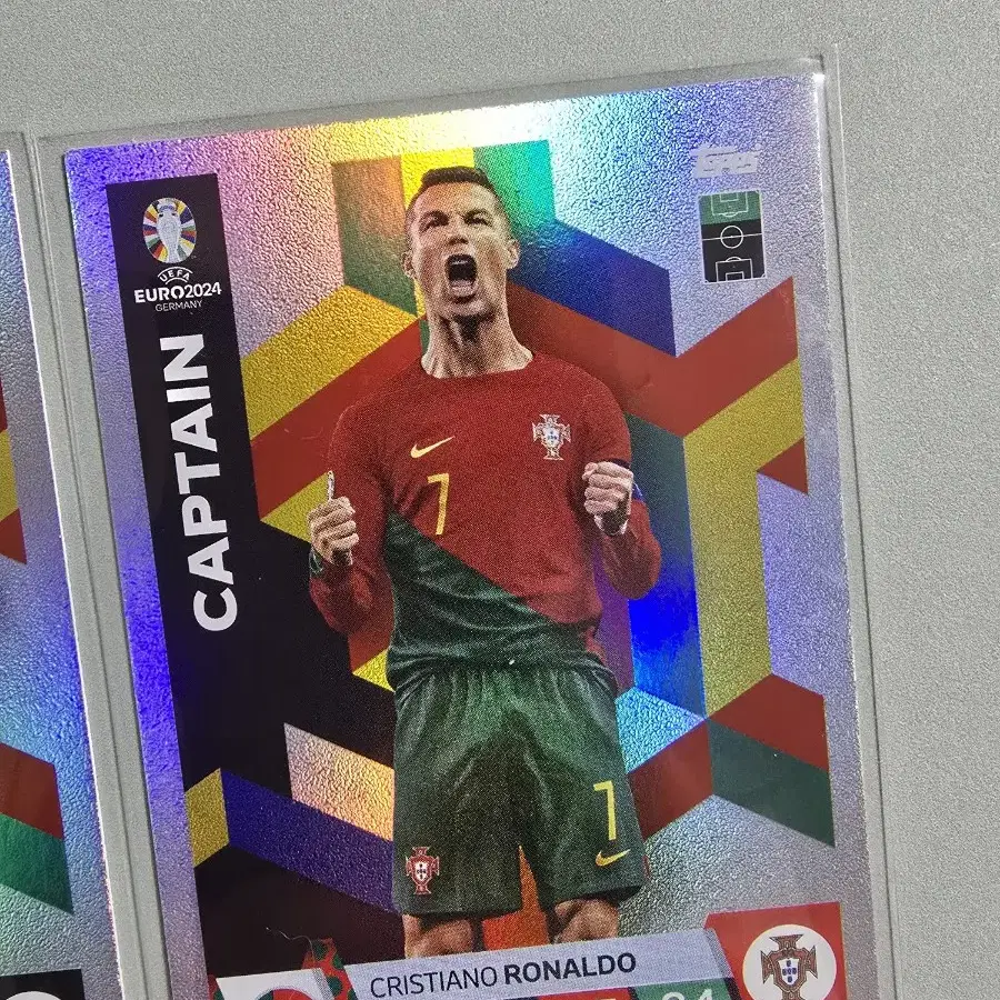 TOPPS 유로 2024 매치 어택스 captain 카드 19장 세트