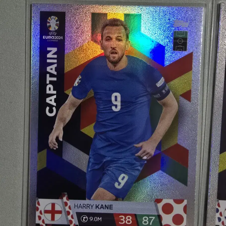 TOPPS 유로 2024 매치 어택스 captain 카드 19장 세트