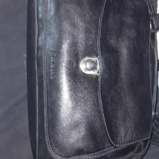 prada full leather bag!