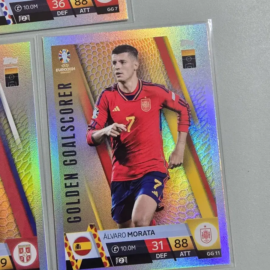 TOPPS 유로 2024 golden goalscorer 카드 11장세트