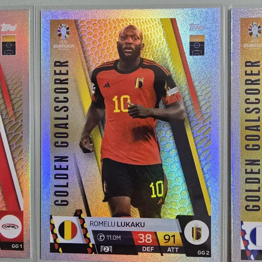 TOPPS 유로 2024 golden goalscorer 카드 11장세트