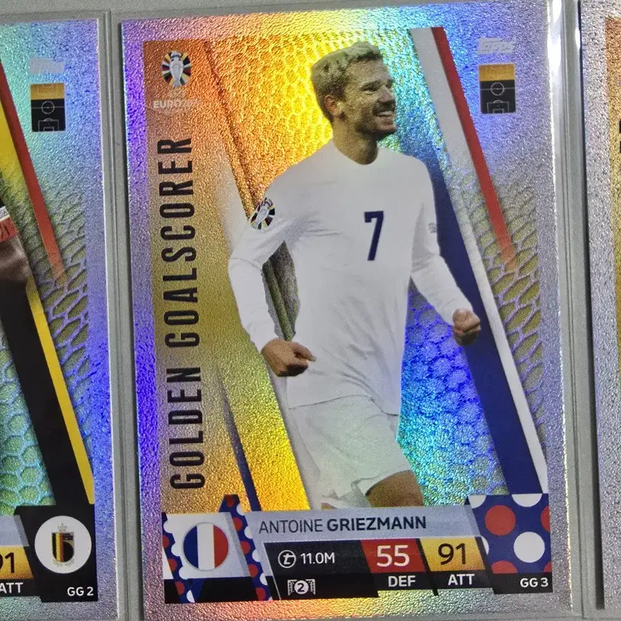 TOPPS 유로 2024 golden goalscorer 카드 11장세트