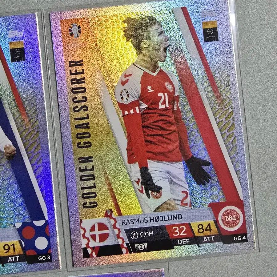 TOPPS 유로 2024 golden goalscorer 카드 11장세트