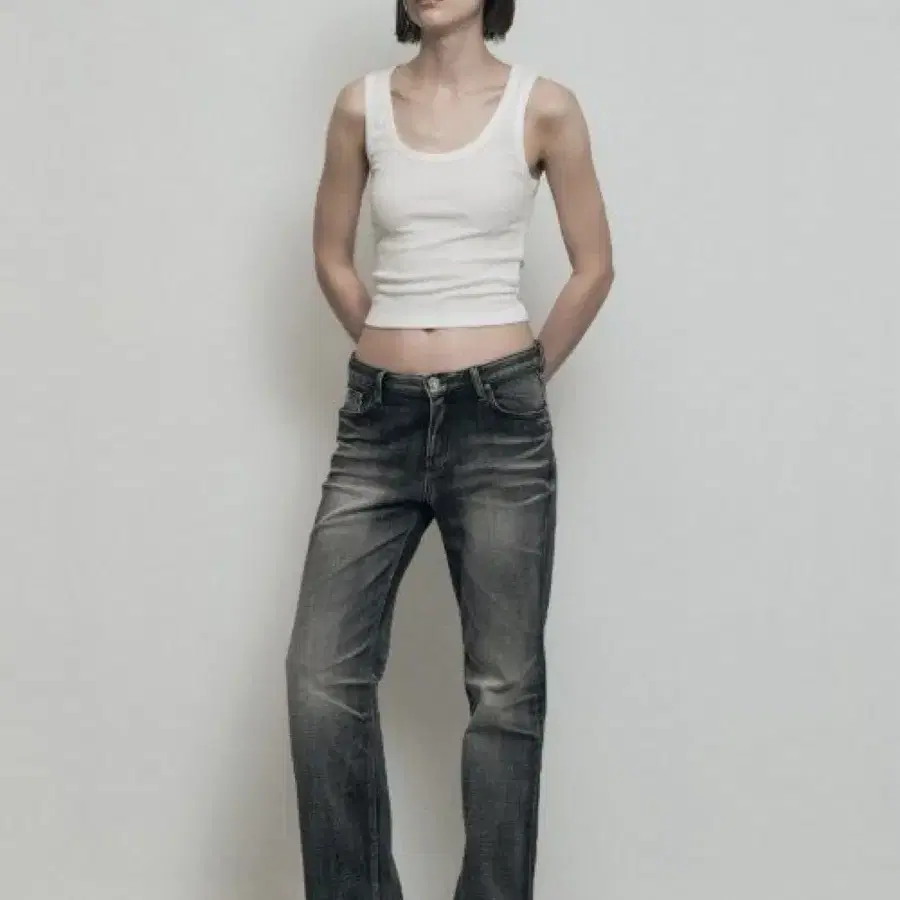 보헤미안서울 CRUMPLED WASHING DENIM PANTS 팬츠