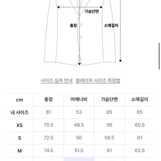 MNGU 밍구 오버사이즈드 3버튼 재킷 블랙 L 사이즈 팝니다.