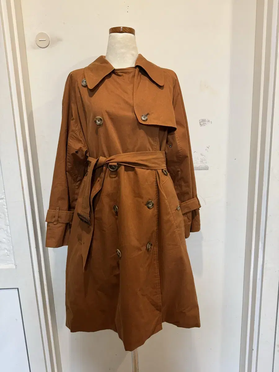 Genuine BURBERRY Burberry lined wool trench coat