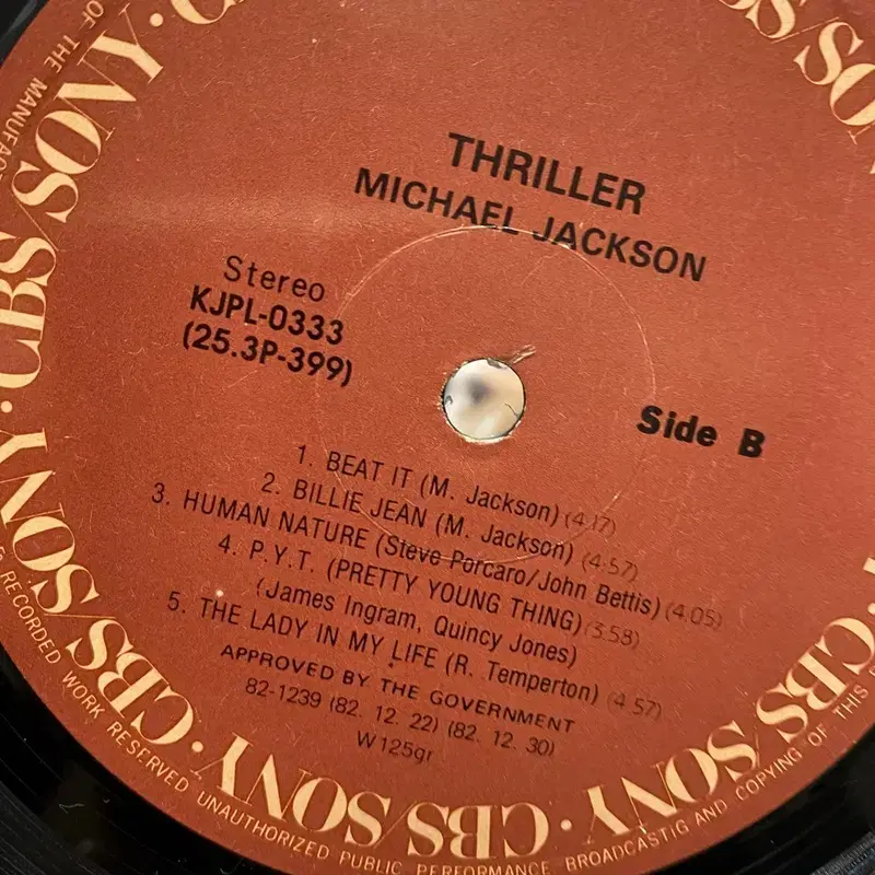 MICHAEL JACKSON  LP / AA4176