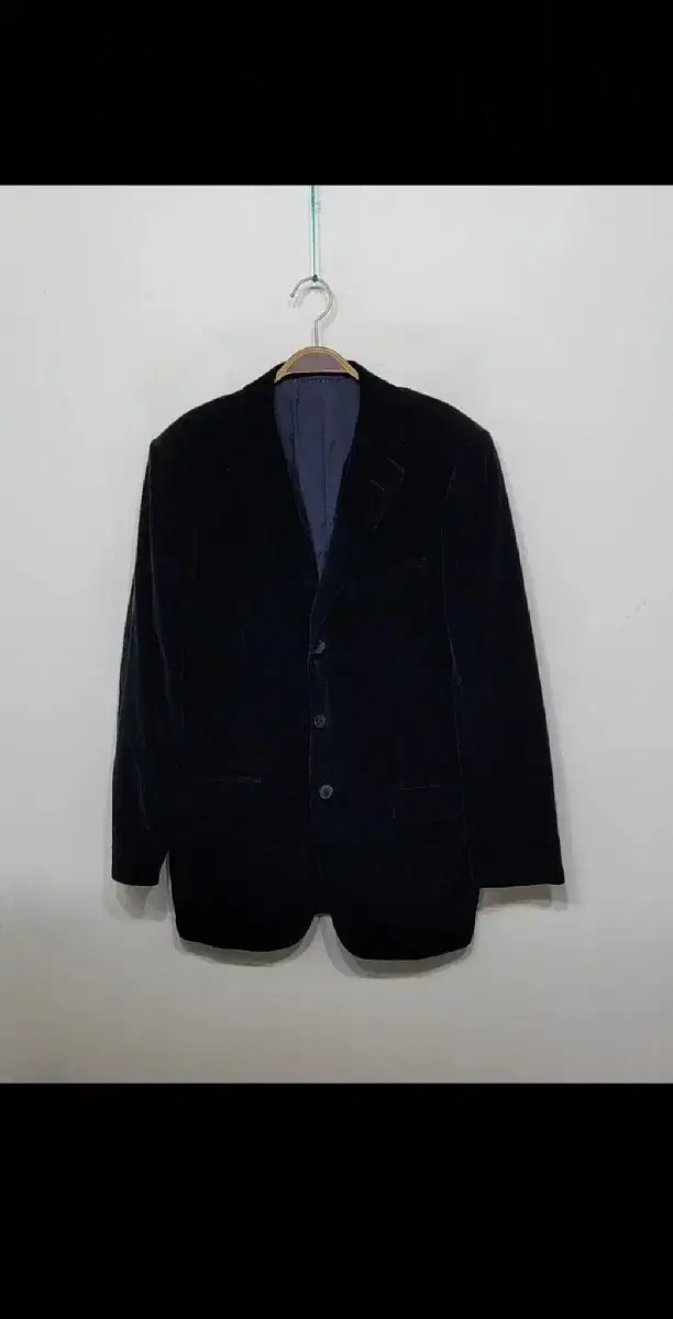 (L) Zegna corduroy jacket black golden blazer span single