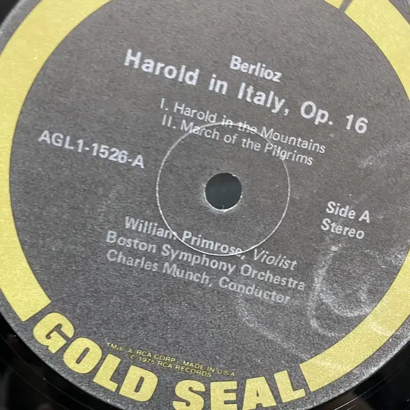 HAROLD IN ITALY   LP / AA4246