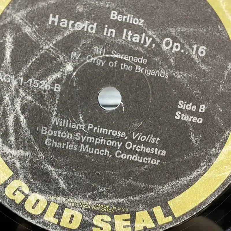 HAROLD IN ITALY   LP / AA4246