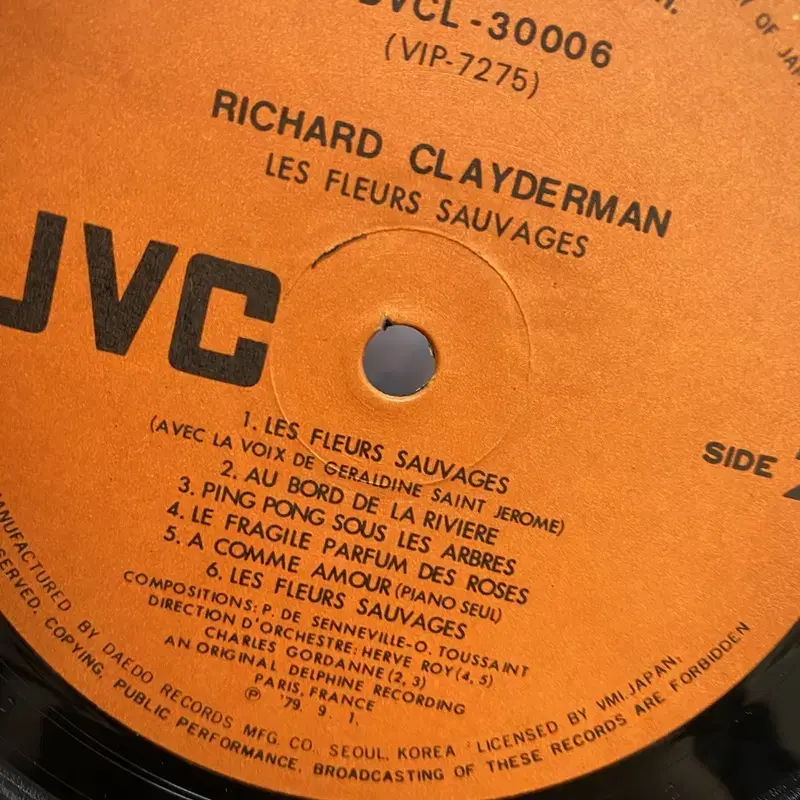 RICHARD CLAYDERMAN LP / AA4255