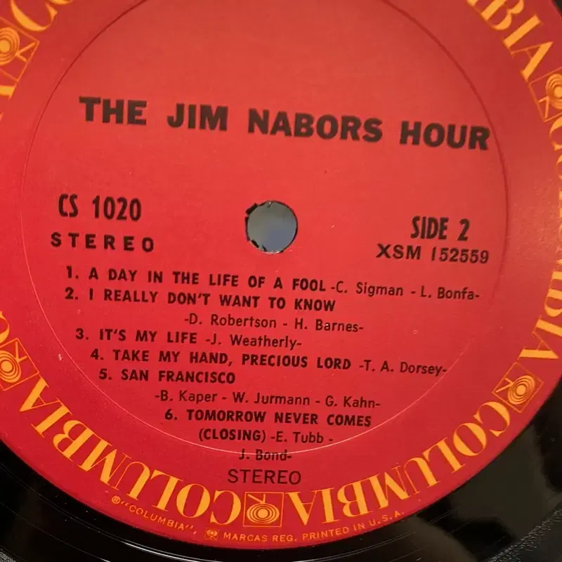 THE JIM NABORS HOUR LP / AA4324