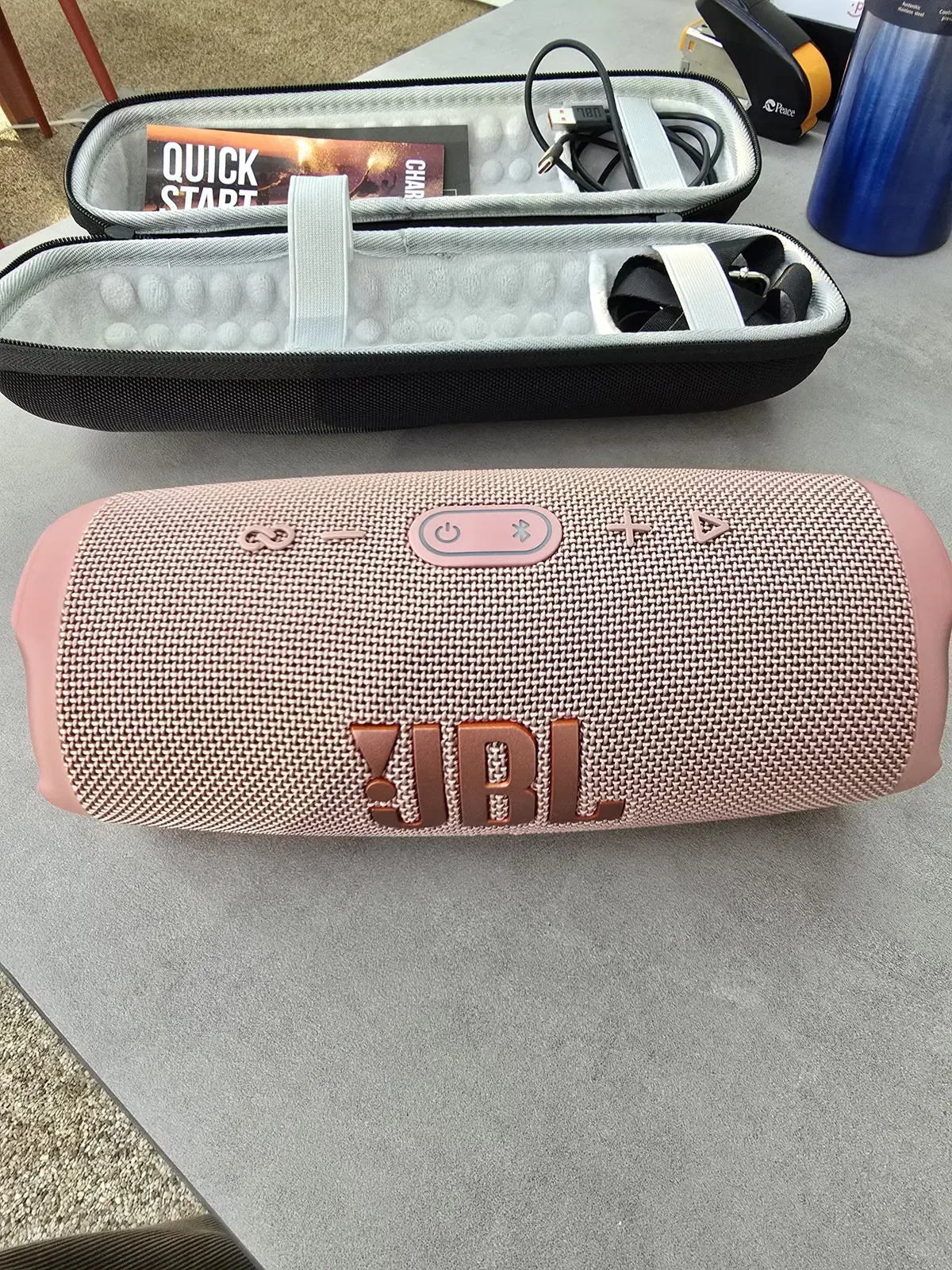 JBL Charge5 블루투스 스피커(Pink색)