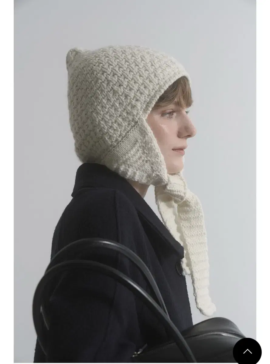 (새상품) 더히어 바이무드 Bonnet Knit Hat_ivory