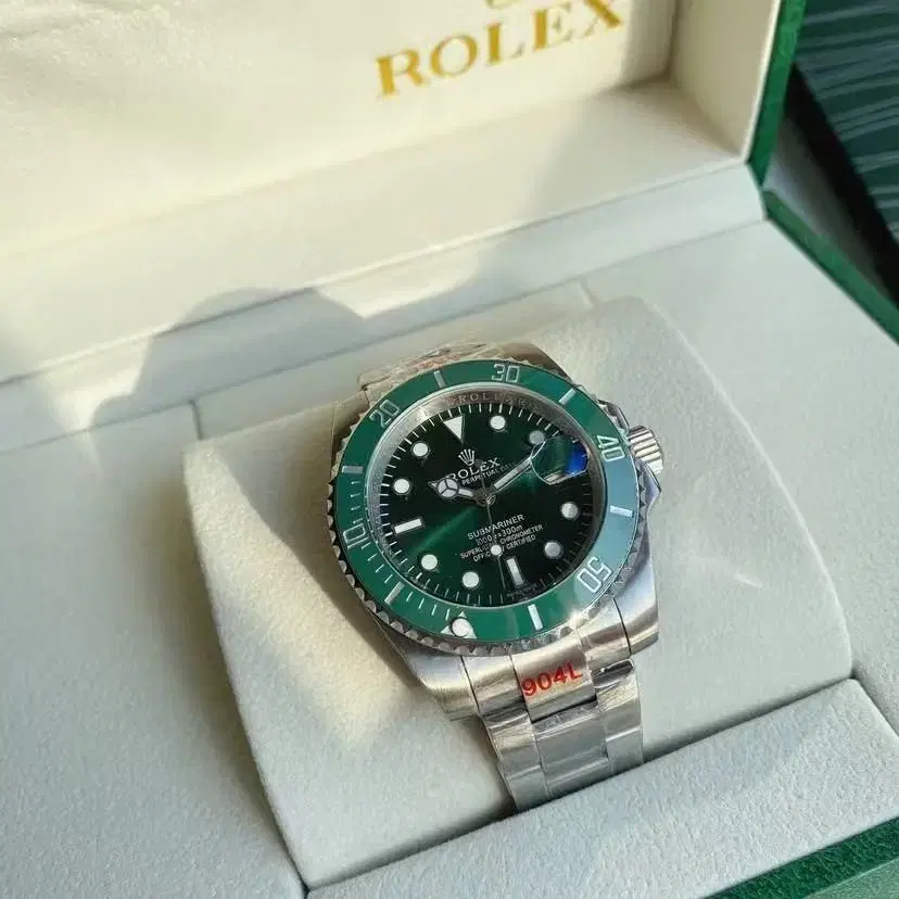 rolex 그린워터 고스트 시계 직경 39mm