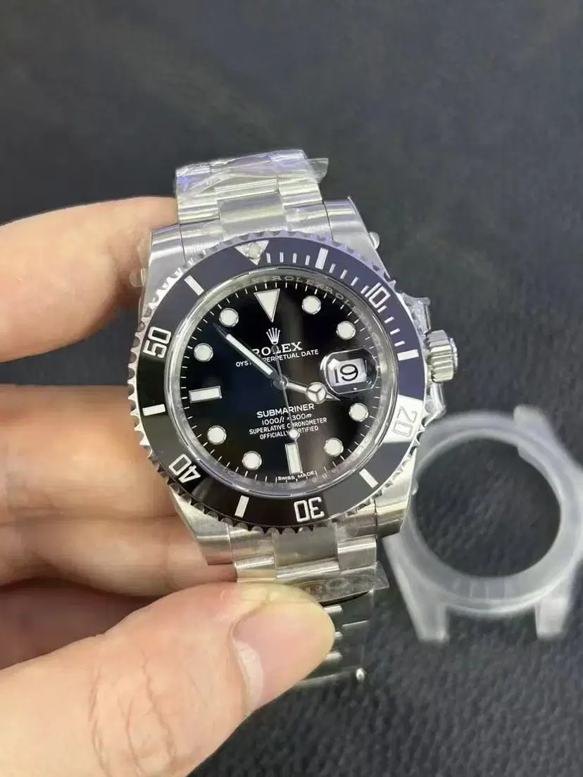 Rolex 디럭서 그린 워터 고스트 시계 직경 39mm