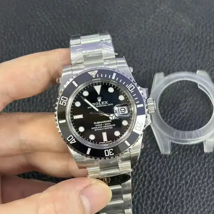 Rolex 디럭서 그린 워터 고스트 시계 직경 39mm