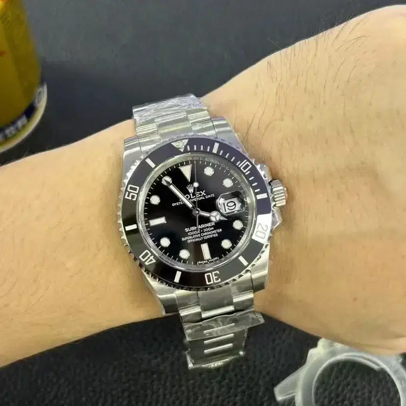 Rolex 디럭서 그린 워터 고스트 시계 직경 39mm