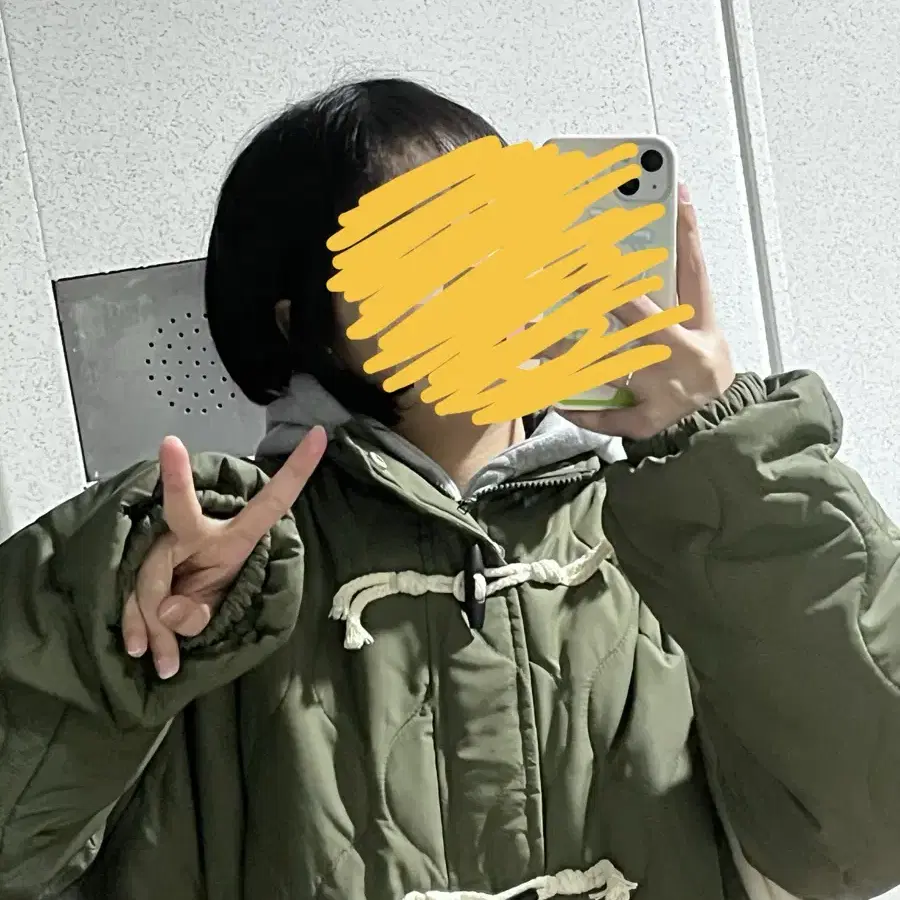 데일리쥬 더플 퀼팅 누빔 점퍼