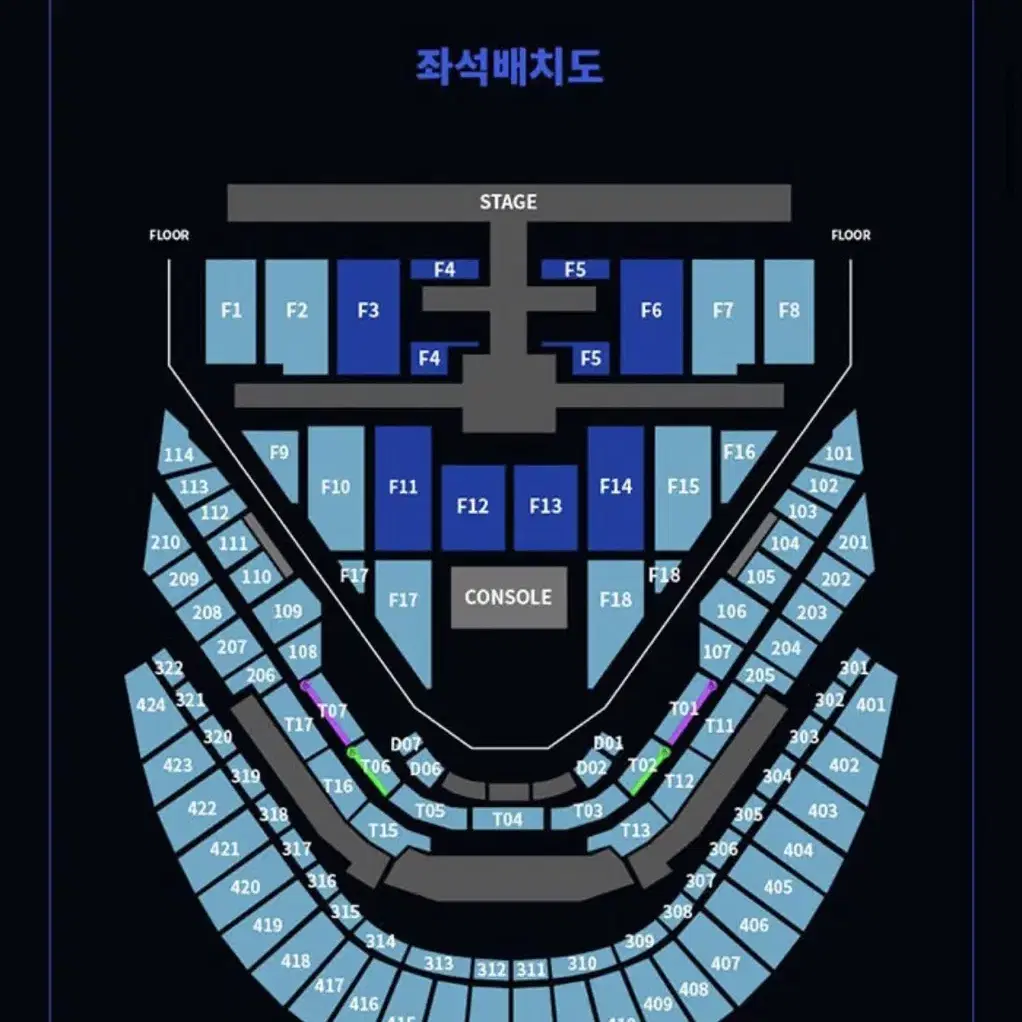 NCT 127 서울 콘서트 막콘 F11 3열