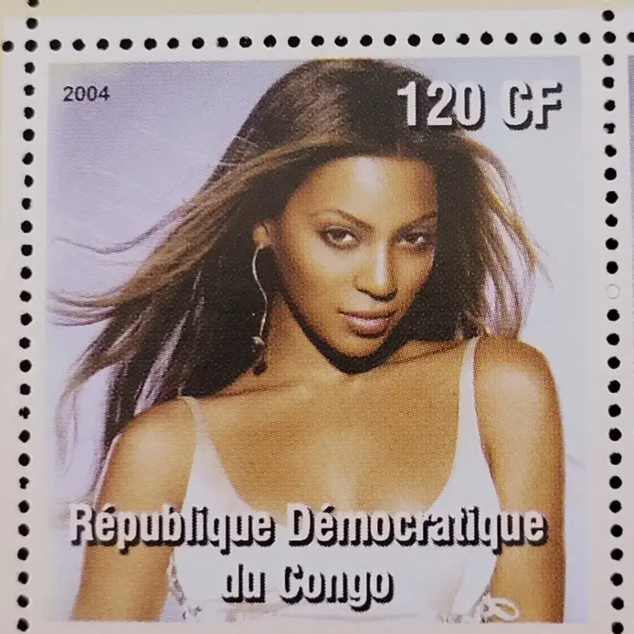 2004년 미국최고의 가수 비욘세기념 우표 시트Beyonce Knowl