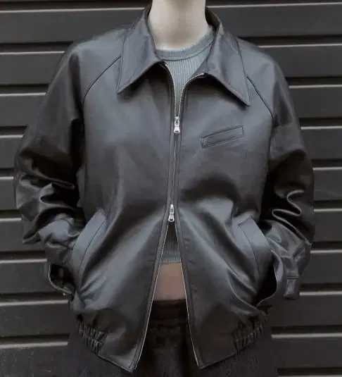 Mudule [001] Appendix leather blouson