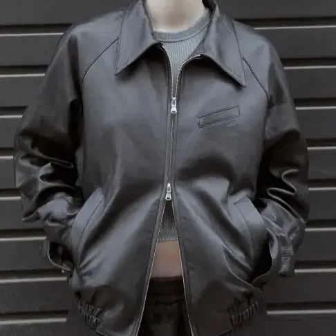 Mudule [001] Appendix leather blouson