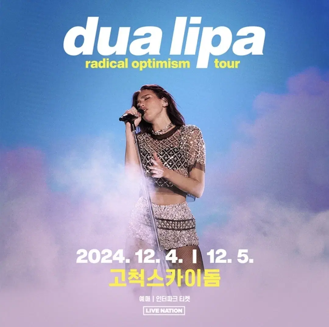 두아리파 Dua lipa 내한공연 스탠딩 100번대