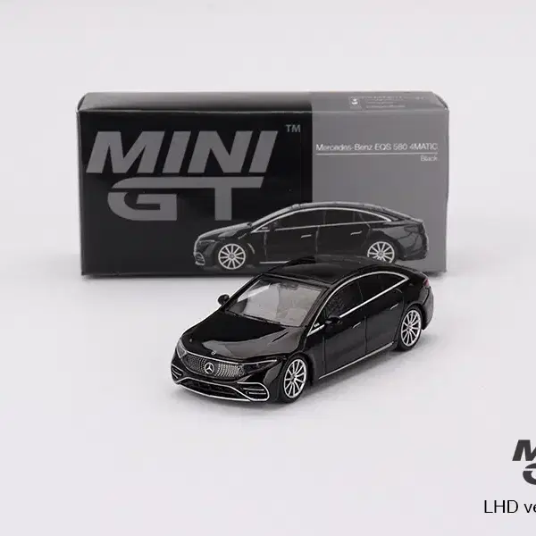 1:64 Mini GT 메르세데스 벤츠 EQS 580 4MATIC