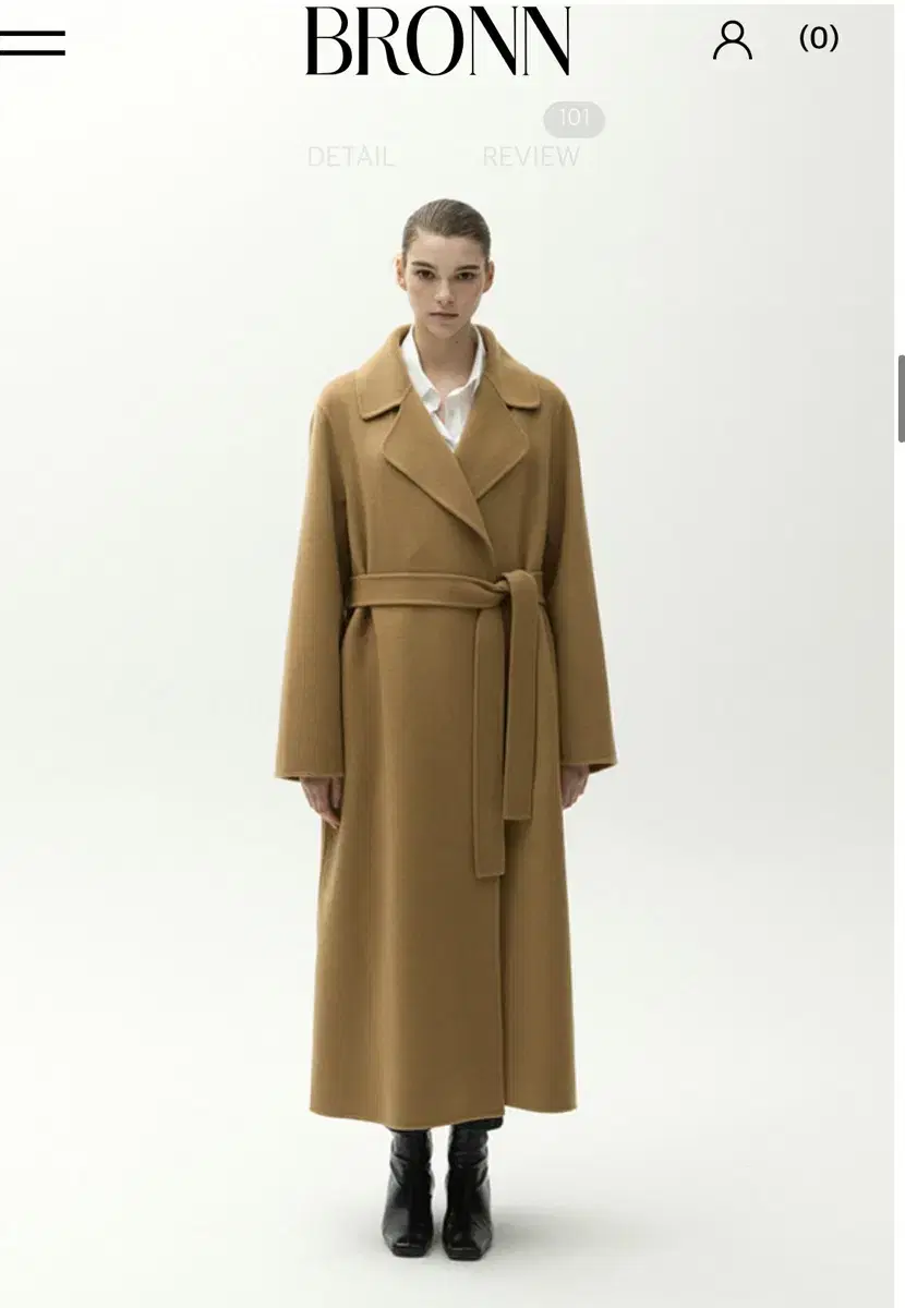 브론 24FW B CASHMERE HANDMADE COAT