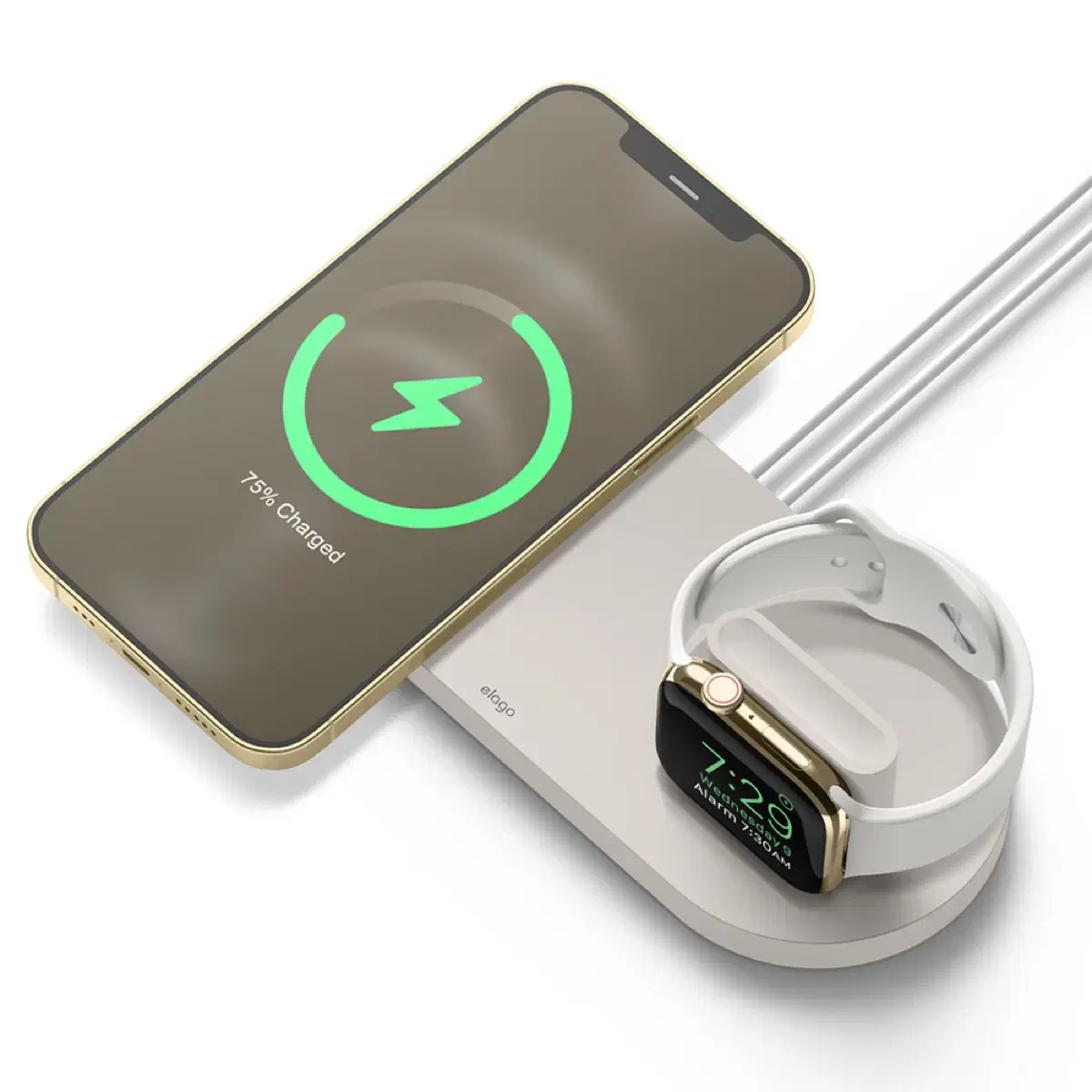 Bulk of 2 Elago Maxsafe Apple Watch 2in1 Silicone Charging Cradles