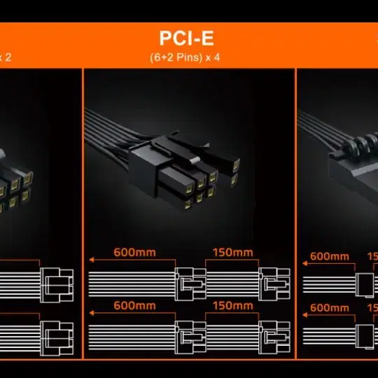 기가바이트 P850GM 풀 모듈 파워 AS 남음