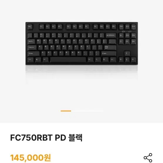 레오폴드 FC750RBT PD 블랙 적축