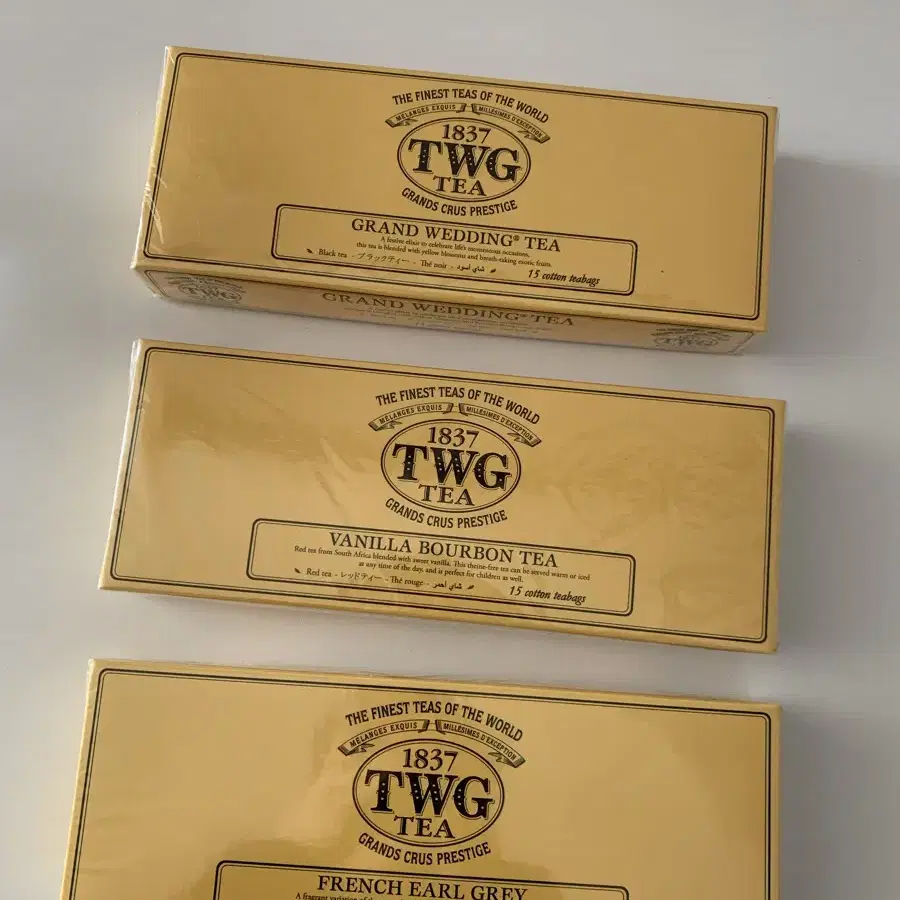 Twg tea 각각 3종류 미개봉 새상품