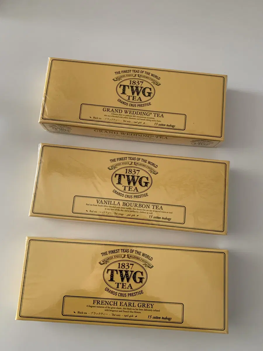 Twg tea 각각 3종류 미개봉 새상품