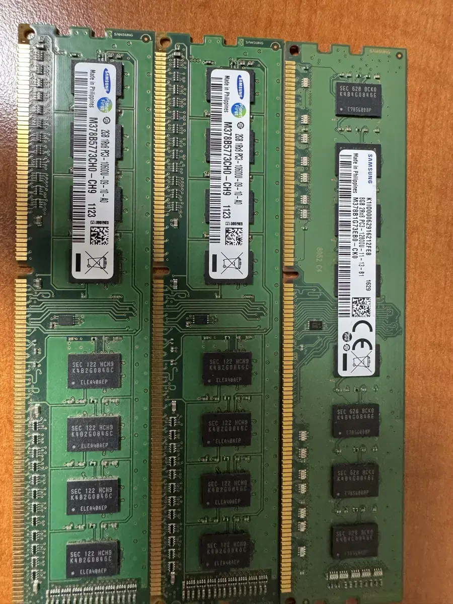 PC용 RAM 팝니다.(PC3-12800U 8 GB, PC3-10600U