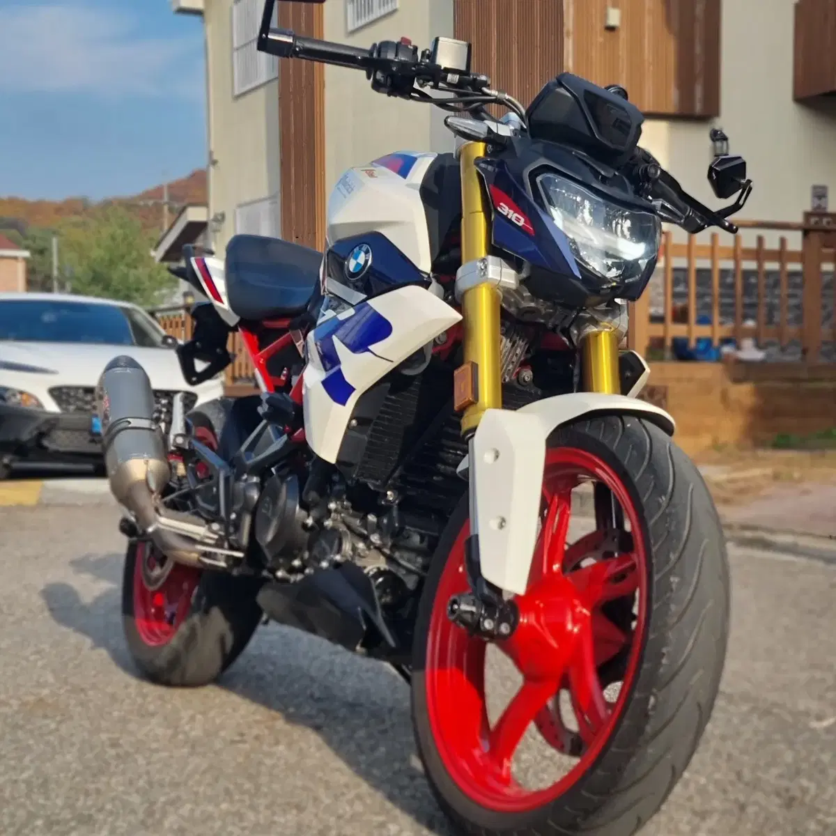 (풀배기구변완)BMW g310r 23년형 신차보증 바이크 판매합니다.