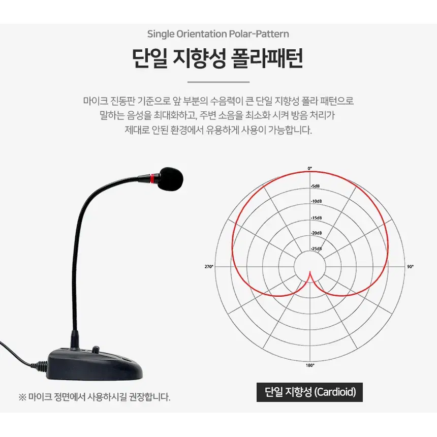 PC USB연결 구즈넥 다이나믹 마이크