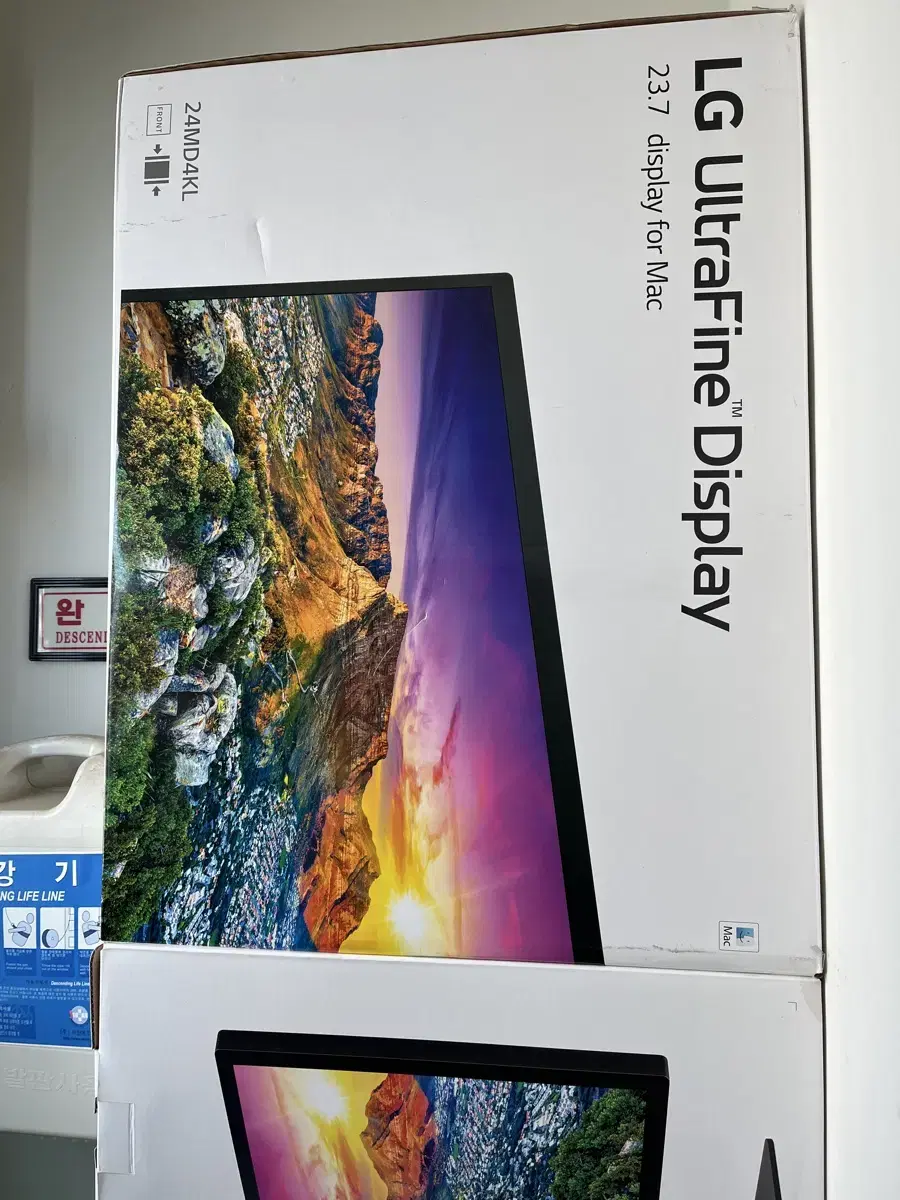 lg 울트라파인 4k 24md4kl 모니터