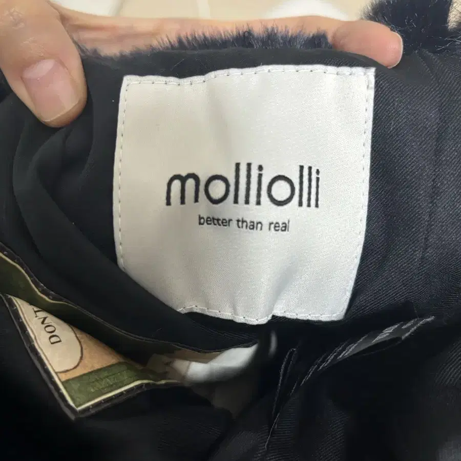 (새상품) MolliOlli 몰리올리 에코퍼 가방 네이비