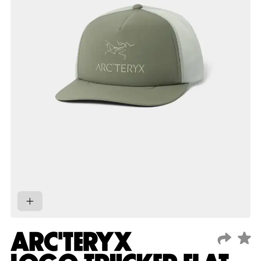 ARC'TERYX LOGO TRUCKER FLAT