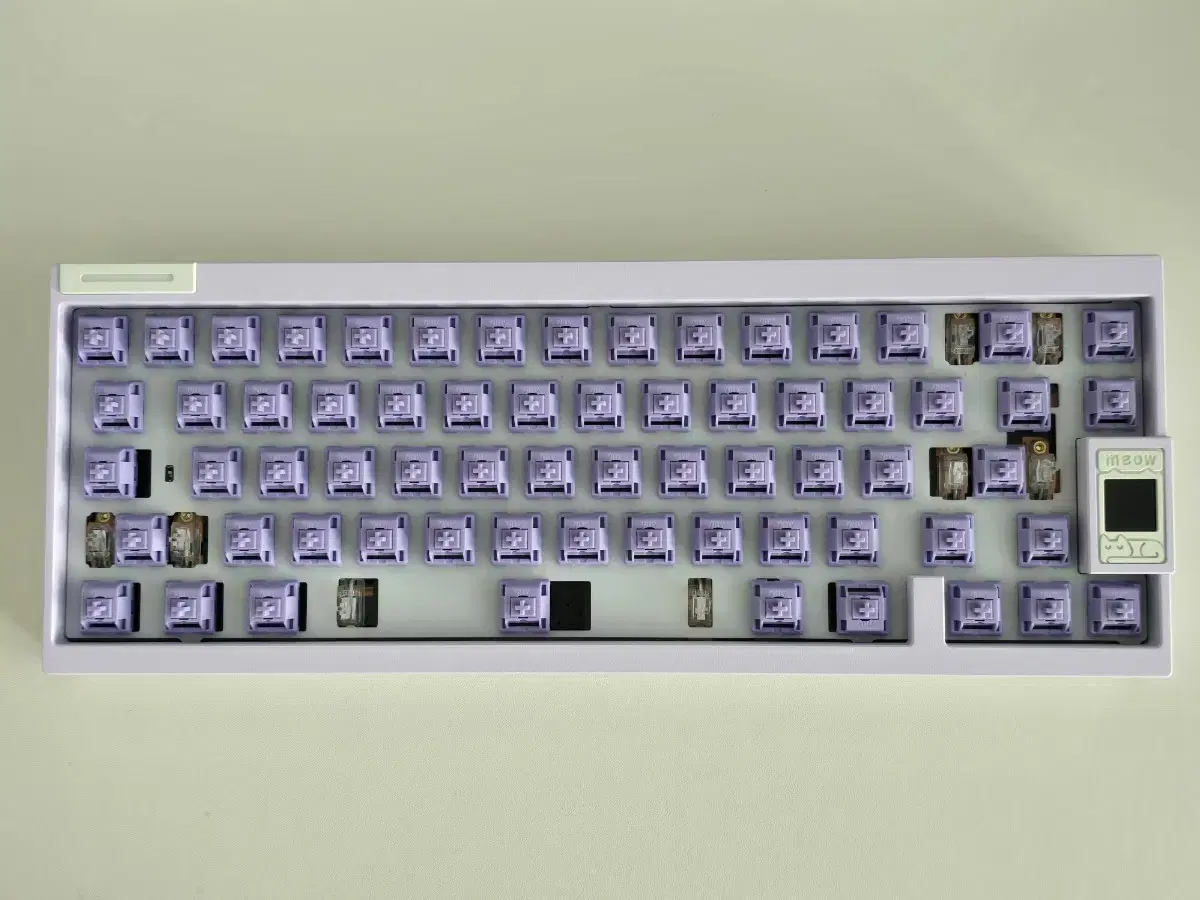 qwertykeys qk65v2 lilac 기계식 키보드